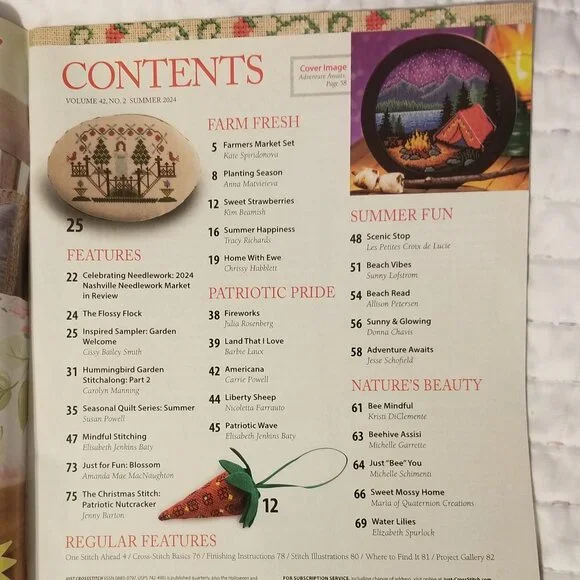 CrossStitch magazine, Summer 2024 issue - Picture 2 of 2